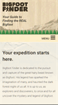 Mobile Screenshot of bigfootfinder.com